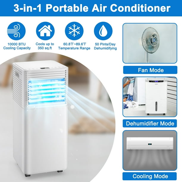 3-in-1 Portable Air Conditioner, 10000BTU Air UK | Ubuy 3-in-1 Portable Air Conditioner, 10000BTU Air UK | Ubuy