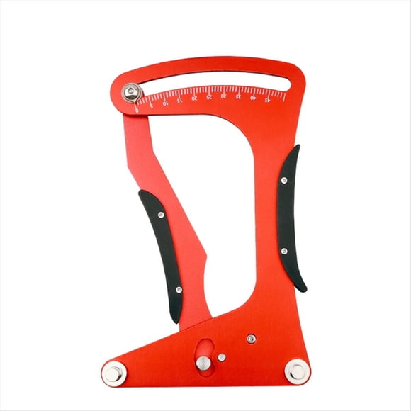 Tensímetro de Radios de Bicicleta, Herramienta de Corrección de Desviación de Tensión para Llantas de Bicicleta de Montaña, Color Rojo.