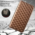 thumbnail image 4 of Designed for Samsung Galaxy S25 Ultra Case Wallet, Women Men Flip Folio Cover PU Leather Kickstand Credit Card Holders Slots Magnetic Shockproof Phone Case Cover for Samsung Galaxy S25 Ultra - Brown, 4 of 11