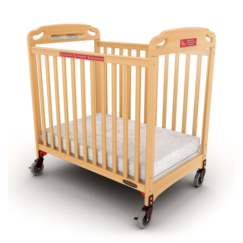 Childcraft Safe Haven Professional Series Evacuation Compact Mini Crib