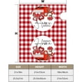 thumbnail image 4 of Sweet Home Mailbox Covers Car Rose Mailbox Covers Magnetic Red White Plaid Mail Box Wraps Standard Size 18x21 Inch Waterproof Mailbox Cover for Happy Valentine''s Day Garden Yard Decorative, 4 of 6