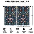 thumbnail image 2 of Blackout Kids Curtains,Pioneer Flower Floral Print Pattern Childrens Insulated Curtains Set Of 2,Bedroom Essentials,Toddler Room Decor 42"x63", 2 of 5