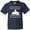 Navy, variant on Inktastic Snowmobile Gift Silhouette Youth T-Shirt