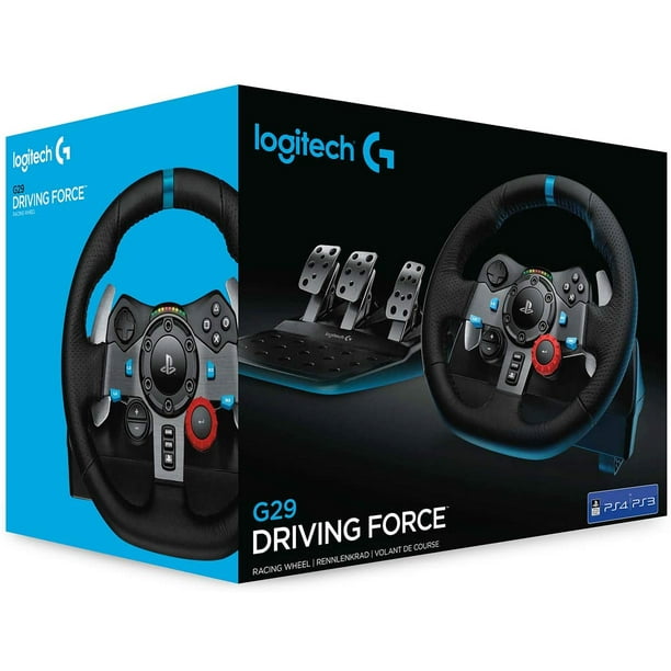 Lionel Green Street Mose mønster Logitech Dual-Motor Feedback Driving Force G29 Gaming Racing Wheel with  Responsive Pedals for PlayStation 5, PlayStation 4 and PlayStation 3 -  Black - Walmart.com