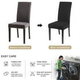 thumbnail image 5 of SearchI Dining  Chair Covers Slipcovers, Spandex Fabric  Removable Washable Short Parsons  Chair Covers  Dining ,, 5 of 7