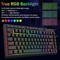 thumbnail image 3 of Teclado Gaming Redragon K524 RGB con cable negro, 3 of 9