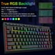 thumbnail image 3 of Teclado Gaming Redragon K524 RGB con cable negro, 3 of 9
