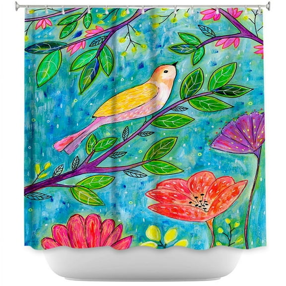 DiaNoche Designs Unique Bathroom Shower Curtains by Sascalia - Radiance