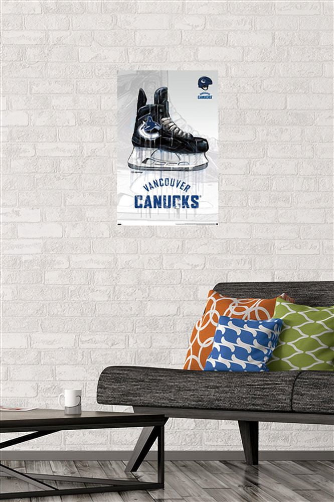 NHL Vancouver Canucks - Drip Skate 21 Wall Poster, 14.725" x 22.375"
