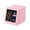 Pink, variant on Weather Station WIFI Smart Desktop Electronic Clock with Small TV Style Display, Digital Ornament for Home and Office,Black