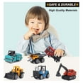 Construction Trucks Toy, Colourful Engineering Diggers and Dumpers Toys