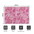 thumbnail image 5 of Pink Paisley and Floral Pattern Door Rugs,Washable Non Slip Door Mats Indoor,Decorative Door Mats,Entry Mat Indoor for Entrance,Bedroom,Kitchen,Bathroom,16"x24", 5 of 6