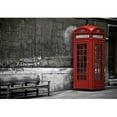 thumbnail image 2 of wall26 - British Phone Booth in London, United Kingdom - Removable Wall Mural | Self-Adhesive Large Wallpaper - 66x96 inches, 2 of 6