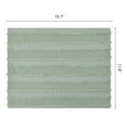 thumbnail image 6 of REGALWOVEN Rustic Placemats Set of 4 Rectangular Cotton Blend Placemats for Dining Table Decor Washable Kitchen Table Mat Wipe Clean Green 15.7x11.8inch, 6 of 6