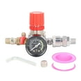 thumbnail image 2 of Air Compressor Pressure Controller, Air Compressor Regulator Cast Iron Simple Installation 0-180 PSI High Accuracy with Gauge for Measurement, 2 of 7