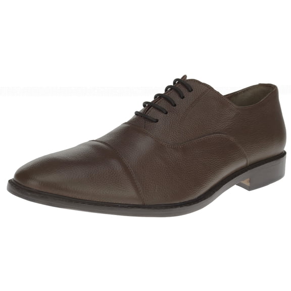 Luciano Natazzi Mens Full Grain Leather Dress Shoes Lace-Up Cap-Toe Oxford SL303