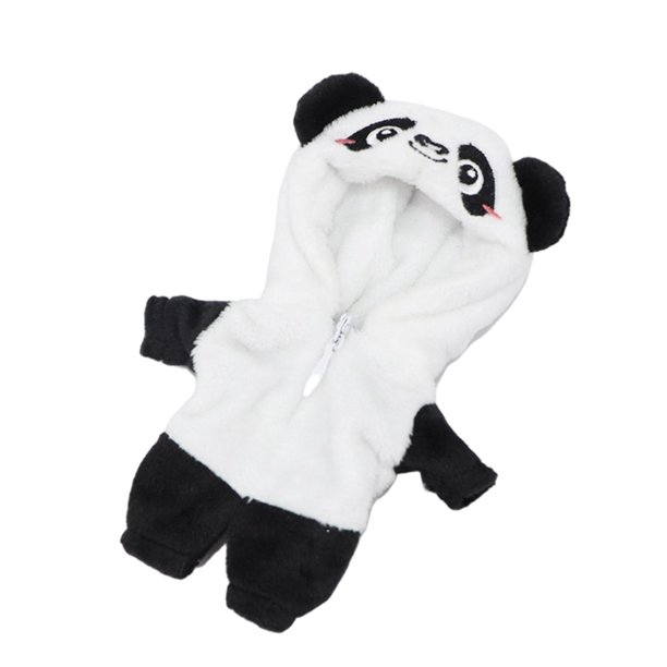 Vogacara Linda ropa de muñeca Panda mono accesorios de muñeca felpa Muñecas y casas de muñecas Panda