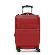 Genius Pack G4 22" Carry On Spinner Luggage - Smart, Organized, Lightweight Suitcase (G4 - Red)