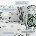 thumbnail image 3 of BELLEZE Accent Arm Club Chair in Linen Fabric - Highland (Butterfly Print), 3 of 7