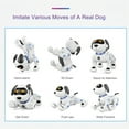 thumbnail image 3 of Dcenta LE NENG TOYS K16A - Robot electrónico para mascotas, perro acrobático, programable, con comandos de voz, detección táctil, juguete musical, color blanco, 3 of 6