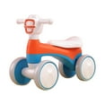 thumbnail image 3 of Los bebés montan en juguetes Mini bicicleta para montar con asas de fácil agarre con 4 ruedas estables y seguras para niños niñas bebés bebés Naranja, 3 of 9