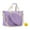Purple and White, variant on yotijar Pickleball Racket Bag Crossbody Bag Removable Adjustable Shoulder Strap Handbag with Zipper Gym Bag Paddle Bag Pickleball Bag Pink