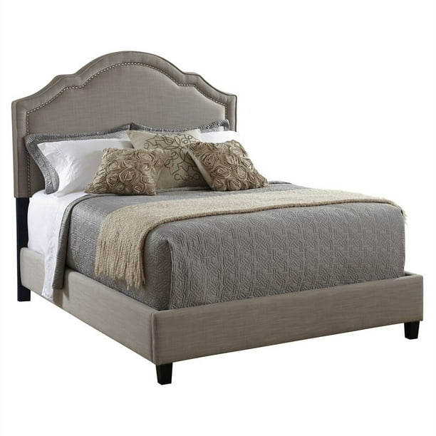 Home Fare Pulaski Shaped Nailhead King Upholstered Bed Com Home Fare Pulaski Shaped Nailhead King, Pulaski King Upholstered Bed Instructions