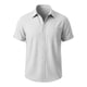thumbnail image 4 of Ceisia Men's Solid Color Short Sleeve Linen-like Shirt Breathable Summer Beach Shirt with Chest PocketWhiteS Gifts, 4 of 8
