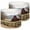Color 2, variant on Linen Drum Lampshades Western Cowboy Riding Desert Rocky Landscape 13"x13"x10" Light Shade for Table Lamps Floor Lamps Drum Lamp Shades Lampshade Replacement Assembly Required