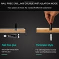thumbnail image 3 of Wall-mounted Hook Rack for Hanging Coats  Keys  Umbrellas And Hats  3/4/5/6/7 Hooks Optional, 3 of 8