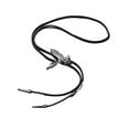 thumbnail image 1 of tamizeot Retro Rope Bolo Tie For Men Suitable For Daily Wear Fine Workmanship And Delicate Details Alloy Bolo Black Eagle, 1 of 6