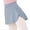 A Grey, variant on Girls Skirts Girls Solid Elastic Waist Wrap Side Slit Ballet Practice Tutu Skirt Above Knee Shaping for Performance Class Black 8 Years-12 Years