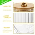 thumbnail image 3 of SEWCHICS Sugar Jar Glass Sealed Storage Container Simple Transparent 1Pcs, 3 of 7