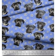 thumbnail image 4 of Soimoi Rayon Fabric Lotus & Dog Face Fabric Prints by Yard 56 Inch Wide, 4 of 5