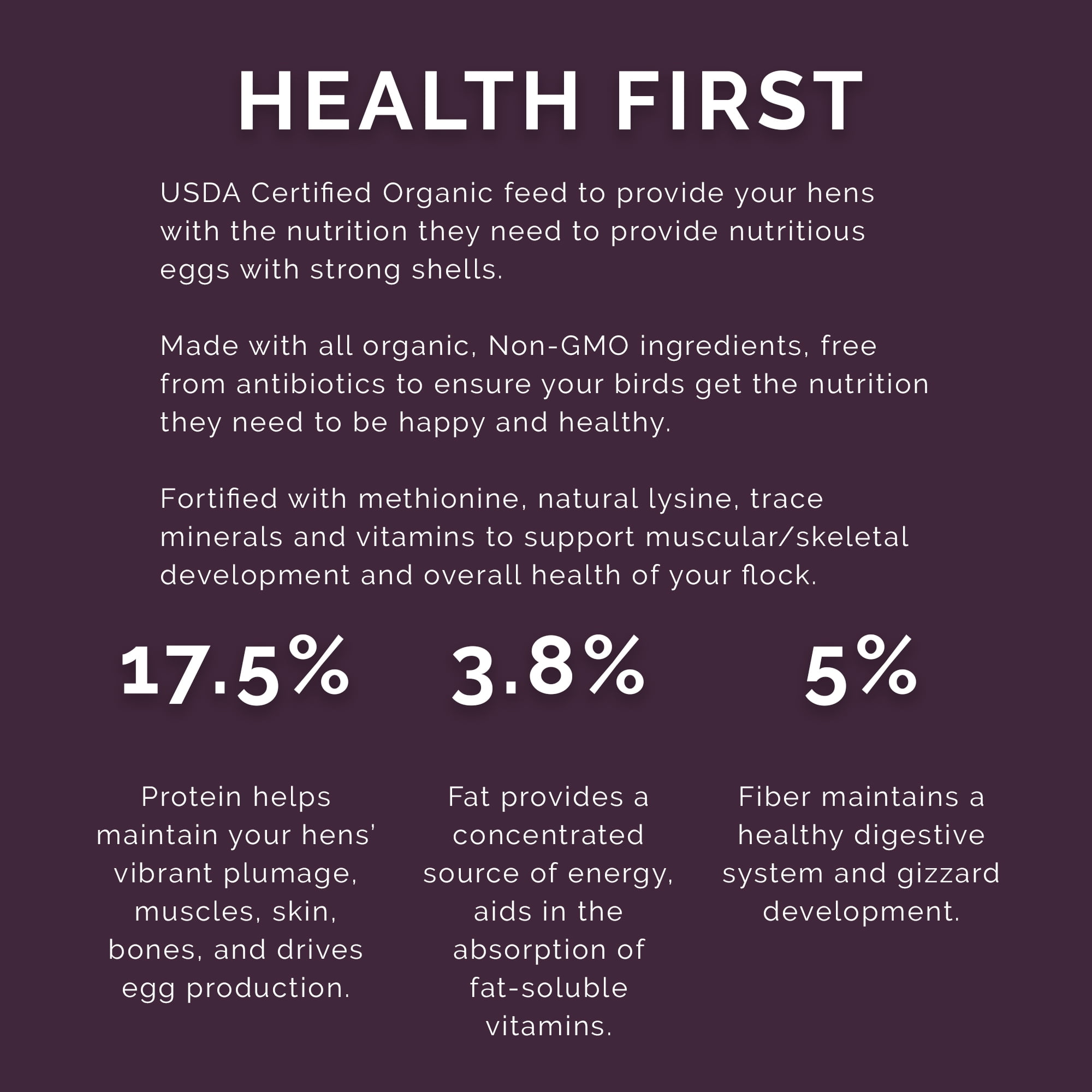 Pink Rose Organix Layer Pellet Feed, 25lbs - Non-GMO, High-Protein Poultry Feed for Healthy Hens & Nutritious Eggs, 17.5% Protein - USDA Certified Organic Blend, Soy & Corn-Free