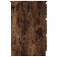 thumbnail image 3 of vidaXL Writing Desk Smoked Oak 140x50x77 cm Engineered Wood, 3 of 5