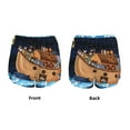 thumbnail image 5 of Fotbe Ocean Scene with Noah's Ark Womens High Waist Running Shorts Athletic Workout Quick Dry Shorts for Women with Pockets Gym Yoga Summer Shorts-, 5 of 9