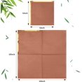 thumbnail image 2 of 100 Pack 2 Ply Cocktail Napkins Paper Gold Foil Trim Edge Beverage Dessert Disposable Paper Napkins Dinner Baby Shower Wedding Birthday Party Tableware Decorations, 5 x 5 Inches(Terracotta), 2 of 12