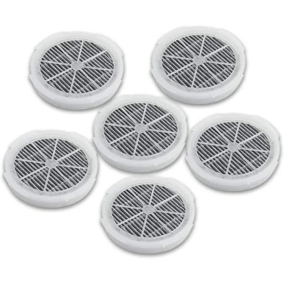 GL2103 True HEPA Filter Replacement for RIGOGLIOSO JINPUS LTLKY Frida Baby Meleden SY900S Air Purifiers 4 inch 3-in-1 with Activated Carbon 6-Pack