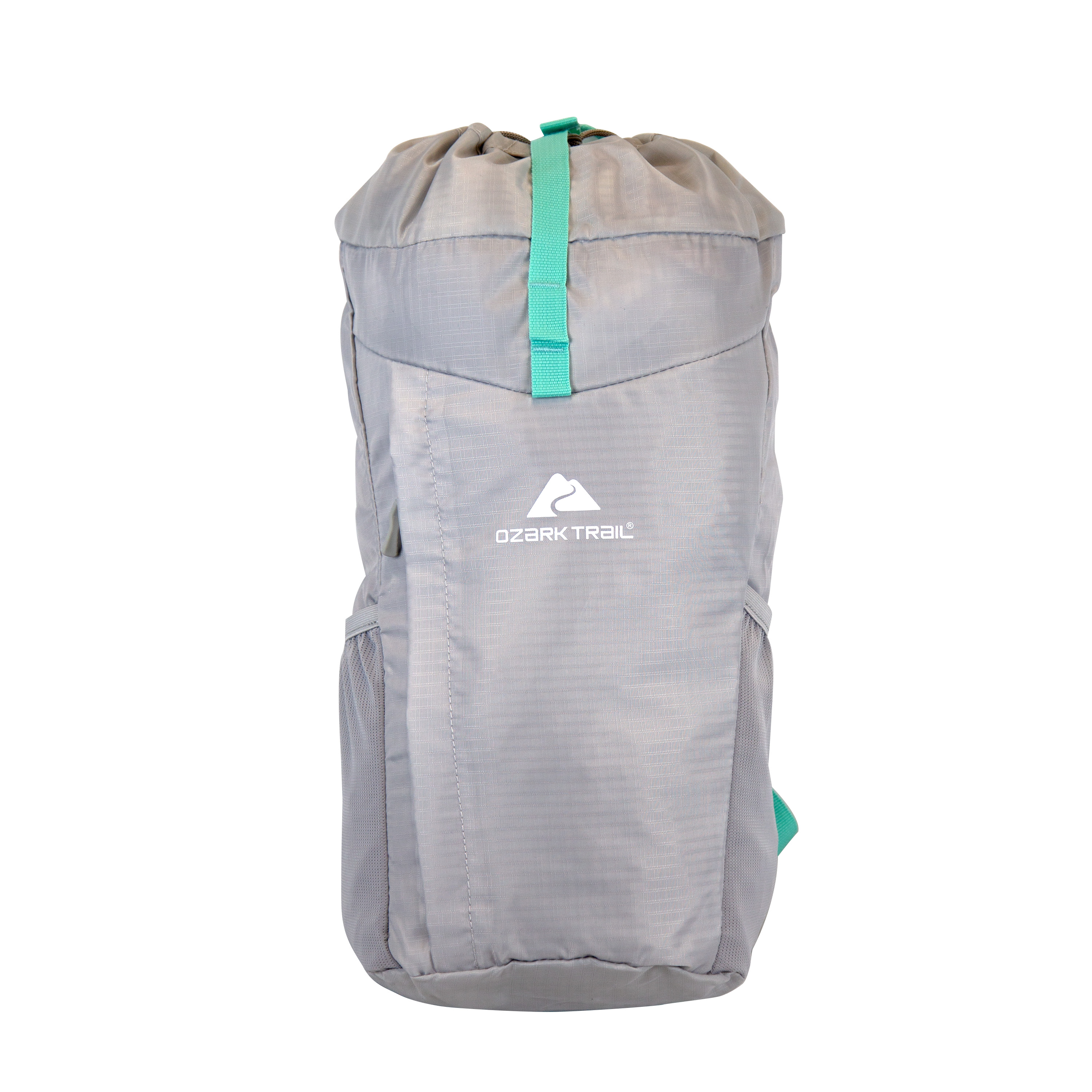 Ozark Trail 20L Corsicana Roll-Top Backpack, Hydration-Compatible, Gray - image 2 of 8