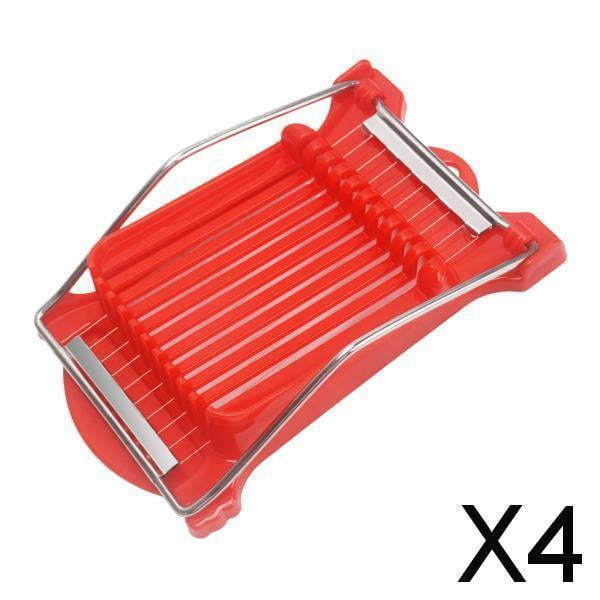 4 Rebanadores de Queso, Utensilios para Hornear, Rebanador de Jamón, Fácil de Limpiar, Corte Fácil Y Rápido, Utensilios de Cocina, Regalo, Rebanadores 4 piezas