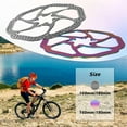 thumbnail image 7 of BUCKLOS 160 mm/180mm MTB Disc Brake Rotor, HS1 Bicycle Brake Disc Rotor, Stainless Steel Bicycle Rotors with 6 Bolts, fit for Road Bike, Mountain Bikes, BMX, 7 of 7