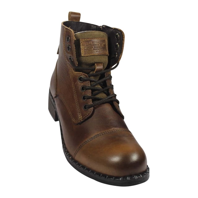 BOTIN CASUAL LEVIS HOMBRE CAFE PIEL L121101