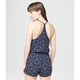 thumbnail image 2 of Aeropostale - Mameluco floral para mujer, azul, extra pequeño, 2 of 2