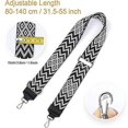 thumbnail image 3 of BR Correa de hombro ajustable para bolso, bolso de mensajero, bolso de mujer - Extra largo 80-140 cm (3,8 cm de ancho), 3 of 5