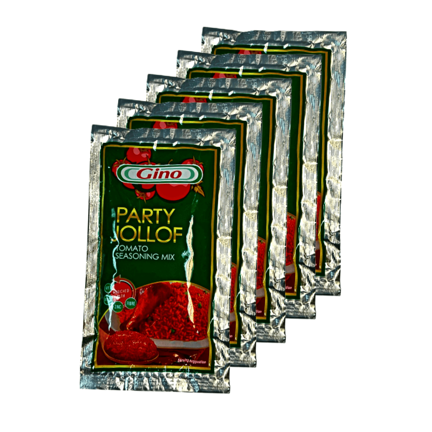 Gino Jollof Rice Seasoning Tomato Paste 7Og (PACK OF 5(12.60oz