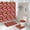 HY12195--4pc--45x75, variant on 4Pcs Halloween Shower Curtains Set Cartoon Pumpkin Autumn Leaves Bathroom Decor Screen Bath Mat Rug Carpet Toilet Lid Cover Home