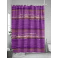 thumbnail image 5 of Vintage Farmhouse Shower Curtain Set ，Waterproof Fabric Shower Curtains Abstract Purple Wood Grain Texture Shower Curtains for Bathroom,Bathroom Decor 54x"78", 5 of 6