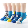thumbnail image 3 of Calcetines de algodón puro para niños, calcetín de Anime Sanrios Hellokittys Kuromi Kawaii, cómodos, transpirables, bonitos dibujos animados, calcetines de barco para niños y niñas, 3 of 5