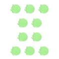 thumbnail image 2 of Cojín de algodón suave Wosthever para silla de bistró verde claro 10Conjunto, 2 of 6